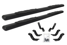 Load image into Gallery viewer, Go Rhino 105404580T 5" 1000 Series Side Steps with Mounting Brackets Kit for Select Chevrolet Avalanche, Chevrolet Silverado 1500, Chevrolet Silverado HD, Chevrolet Silverado HD, GMC Sierra 1500, GMC Sierra HD, GMC Sierra HD