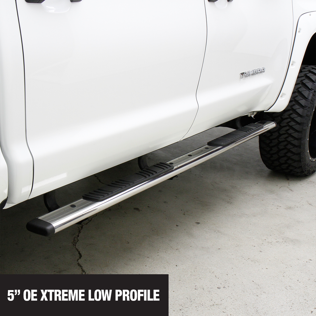 Go Rhino 650067PS 5" OE Xtreme Low Profile Side Steps - BOARDS ONLY for Select Ford Escape, Kia Sportage