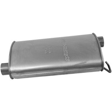 Walker Exhaust 21354 Quiet-Flow SS Direct Fit Exhaust Muffler 2" Inlet (ID) 2" Outlet (ID)