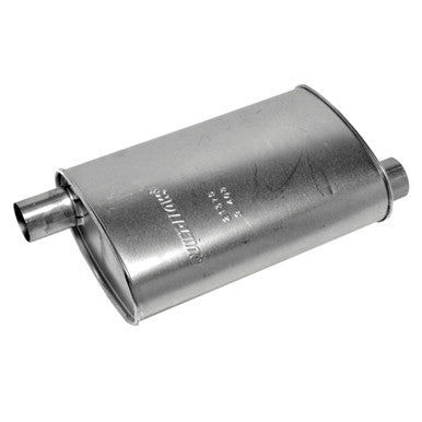 Walker Exhaust 21375 Quiet-Flow SS Direct Fit Exhaust Muffler 2.5" Inlet (ID) 2.5" Outlet (OD)