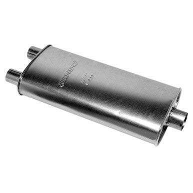 Walker Exhaust 22171 Quiet-Flow SS Direct Fit Exhaust Muffler 2.5" Inlet (ID) 2" Outlet (ID)