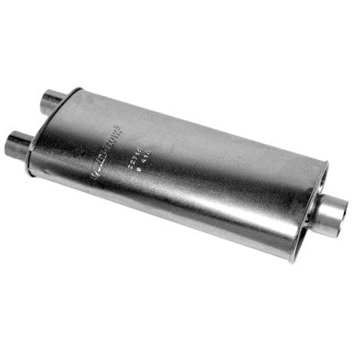 Walker Exhaust 22719 Quiet-Flow SS Direct Fit Exhaust Muffler 3" Inlet (ID) 2.25" Outlet (ID)