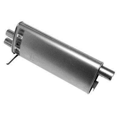 Walker Exhaust 43299 Quiet-Flow SS Direct Fit Exhaust Muffler Assembly 2.5" Inlet (ID) 2" Outlet (ID)