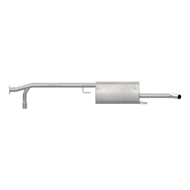 Walker Exhaust 47850 Quiet-Flow SS Direct Fit Exhaust Muffler Assembly 2.25" Inlet (OD) 2.25" Outlet (OD)