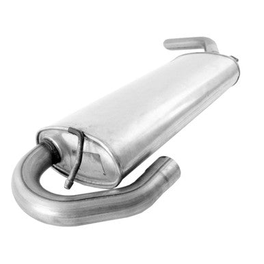 Walker Exhaust 50064 Quiet-Flow SS Direct Fit Exhaust Muffler Assembly 2.5" Inlet (ID) 2.5" Outlet (OD)