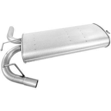 Walker Exhaust 50075 Quiet-Flow SS Direct Fit Exhaust Muffler Assembly 2" Inlet (ID) 2" Outlet (OD)