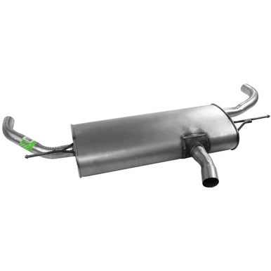 Walker Exhaust 50092 Quiet-Flow SS Direct Fit Exhaust Muffler Assembly 2.25" Inlet (ID) 2" Outlet (OD)