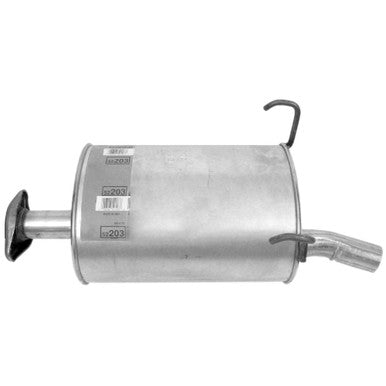 Walker Exhaust 52203 Quiet-Flow SS Direct Fit Exhaust Muffler Assembly 1.75" Inlet (OD) 1.875" Outlet (OD)