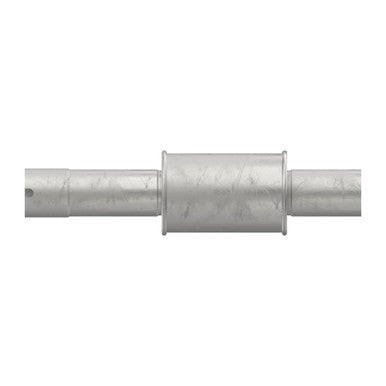 Walker Exhaust 52586 Direct Fit Exhaust Resonator and Pipe Assembly 3" Inlet (ID) 3" Outlet (OD)