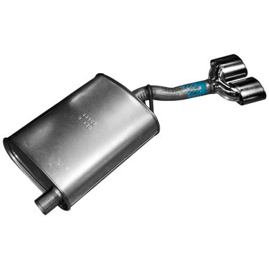 Walker Exhaust 53402 Quiet-Flow SS Direct Fit Exhaust Muffler Assembly 1.875" Inlet (ID) 1.875" Inlet (OD) 3.625" Outlet (OD)