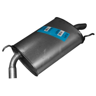 Walker Exhaust 53513 Quiet-Flow SS Direct Fit Exhaust Muffler Assembly 1.75" Inlet (ID) 1.75" Outlet (OD)