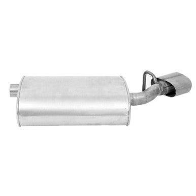 Walker Exhaust 53516 Quiet-Flow SS Direct Fit Exhaust Muffler Assembly 1.875" Inlet (ID) 2" Inlet (OD) 5.875" Outlet (OD)