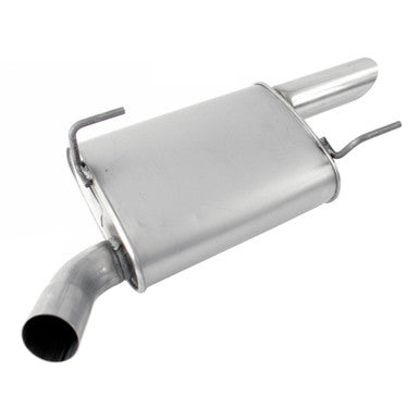 Walker Exhaust 53739 Quiet-Flow SS Direct Fit Exhaust Muffler Assembly 2.5" Inlet (ID) 3" Outlet (OD)