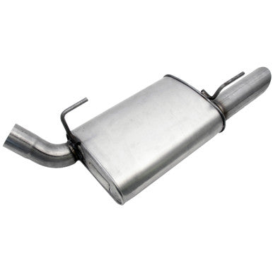 Walker Exhaust 53740 Quiet-Flow SS Direct Fit Exhaust Muffler Assembly 2.5" Inlet (ID) 3" Outlet (OD)