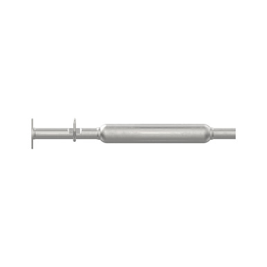 Walker Exhaust 54536 Direct Fit Exhaust Resonator and Pipe Assembly 2" Outlet (OD)
