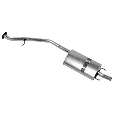 Walker Exhaust 55019 Quiet-Flow SS Direct Fit Exhaust Muffler Assembly 1.9" Inlet (OD) 1.75" Outlet (OD)