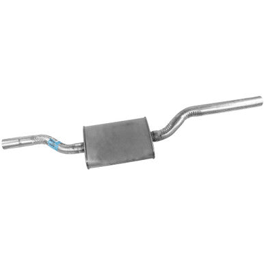 Walker Exhaust 56285 Direct Fit Exhaust Resonator and Pipe Assembly 2.25" Inlet (ID) 2.5" Outlet (OD)
