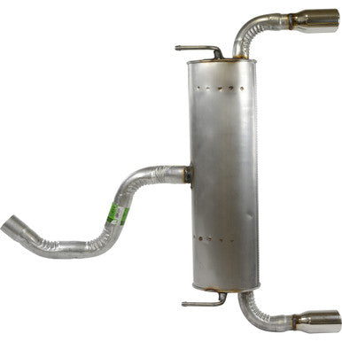 Walker Exhaust 70011 Quiet-Flow SS Direct Fit Exhaust Muffler Assembly 2.5" Inlet (ID) 3" Outlet (OD)