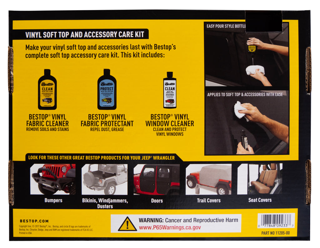 Bestop 11215-00 Bestop(R) Cleaner/Protectant Pack