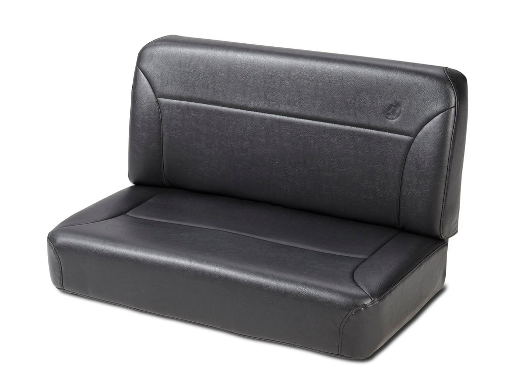 Bestop 39437-01 Trailmax II Fixed-Back Rear Bench Seat for Select Jeep CJ5, Jeep CJ7, Jeep Willys, Jeep Wrangler