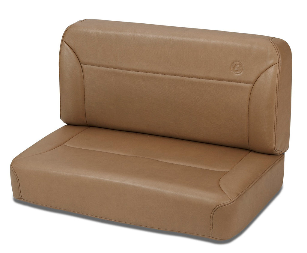 Bestop 39437-37 Trailmax II Fixed-Back Rear Bench Seat for Select Jeep CJ5, Jeep CJ7, Jeep Willys, Jeep Wrangler