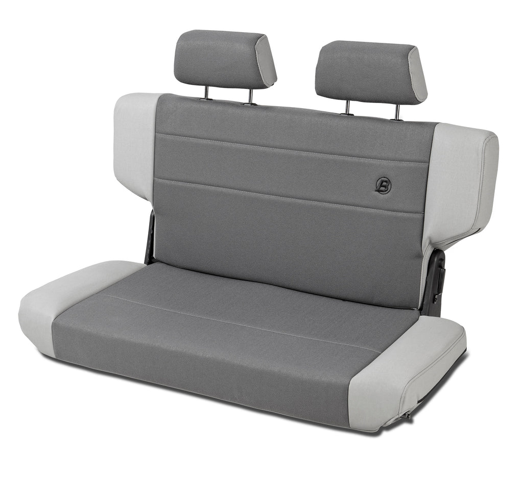 Bestop 39439-09 Trailmax II Fold-N-Tumble Rear Bench Seat for Select Jeep Wrangler
