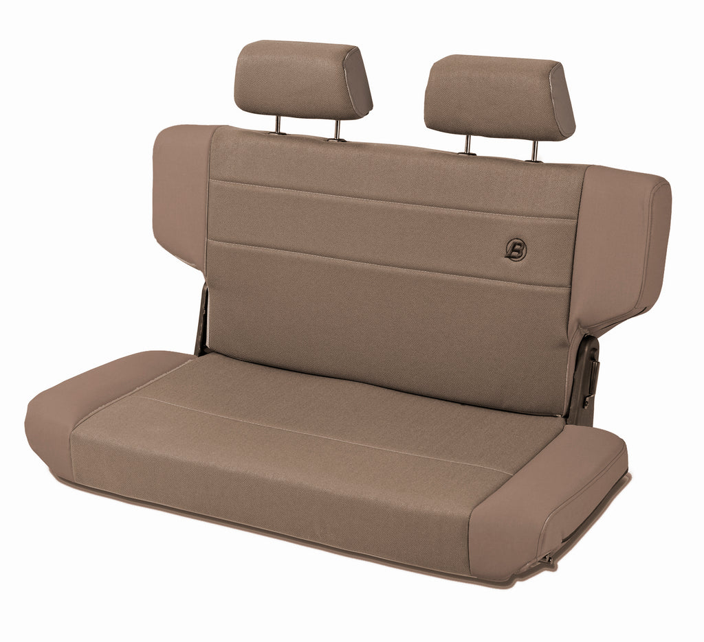 Bestop 39439-37 Trailmax II Fold-N-Tumble Rear Bench Seat for Select Jeep Wrangler