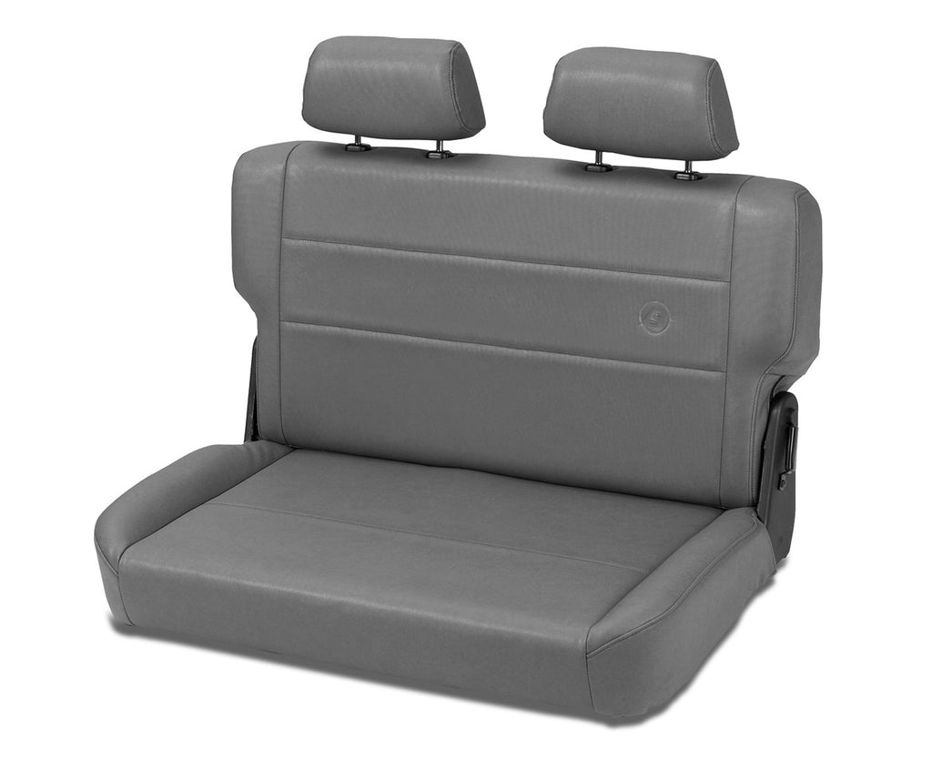 Bestop 39440-09 Trailmax II Fold-N-Tumble Rear Bench Seat for Select Jeep CJ5, Jeep CJ7, Jeep Willys, Jeep Wrangler