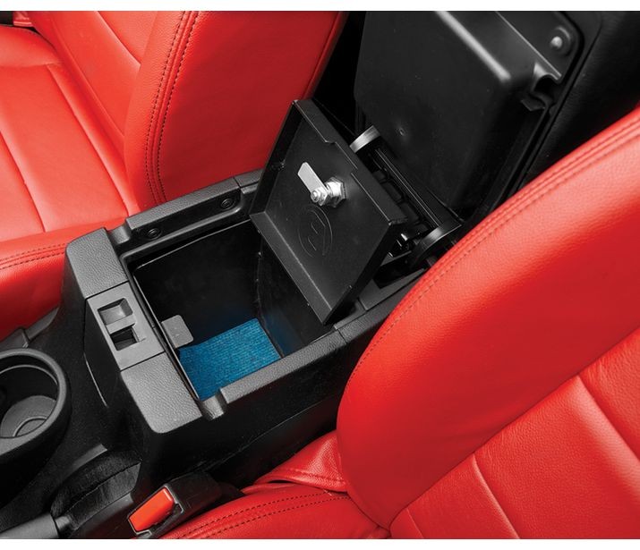 Bestop 42643-01 Center Console Lock Box for Select Jeep Wrangler, Jeep Wrangler JK