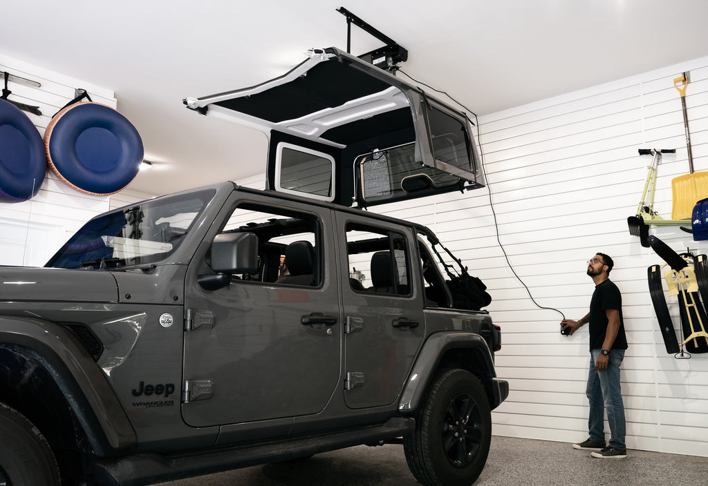 Bestop 42820-01 HOSS(TM) Storage Hardtop Hoist for Select Jeep Wrangler