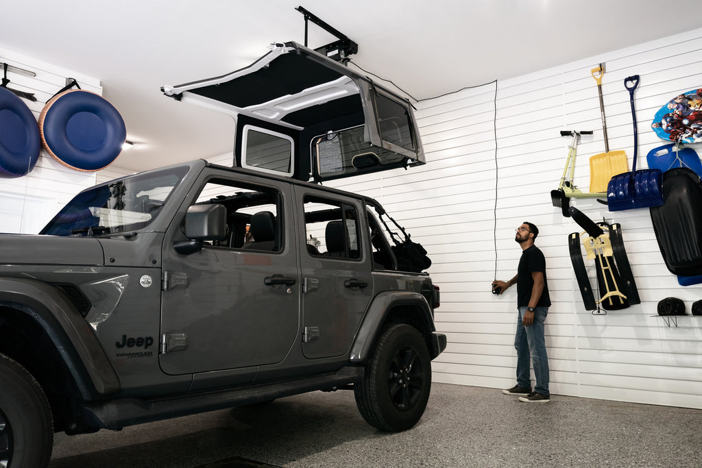 Bestop 42820-01 HOSS(TM) Storage Hardtop Hoist for Select Jeep Wrangler