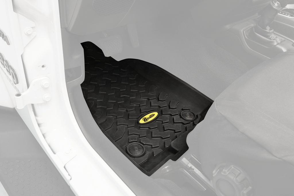 Bestop 51514-01 Floor Mats for Select Jeep Gladiator, Jeep Wrangler