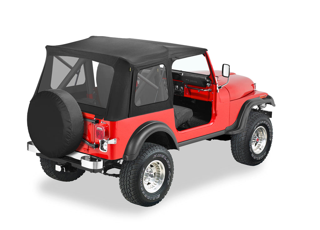 Bestop 51599-15 Supertop(R) Classic Squareback Soft Top for Jeep for Select Jeep CJ7, Jeep Wrangler
