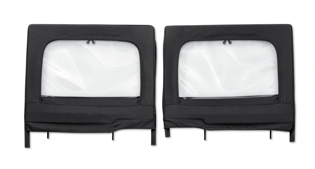 Bestop 51743-35 HighRock 4x4(TM) Element(TM) Upper Fabric Half Doors for Select Jeep Gladiator, Jeep Wrangler