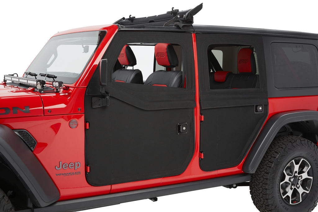Bestop 51750-35 Full 2-Piece Fabric Doors for Select Jeep Gladiator, Jeep Wrangler