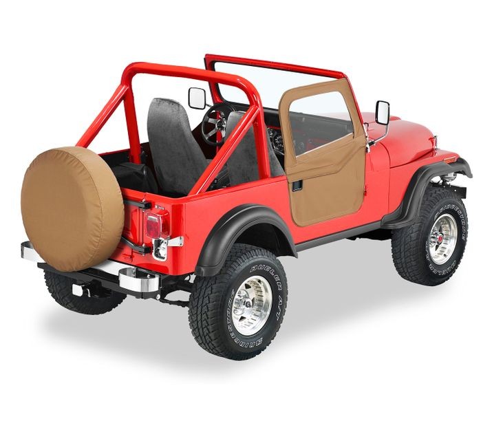 Bestop 51778-37 Full 2-Piece Fabric Doors for Select Jeep CJ7
