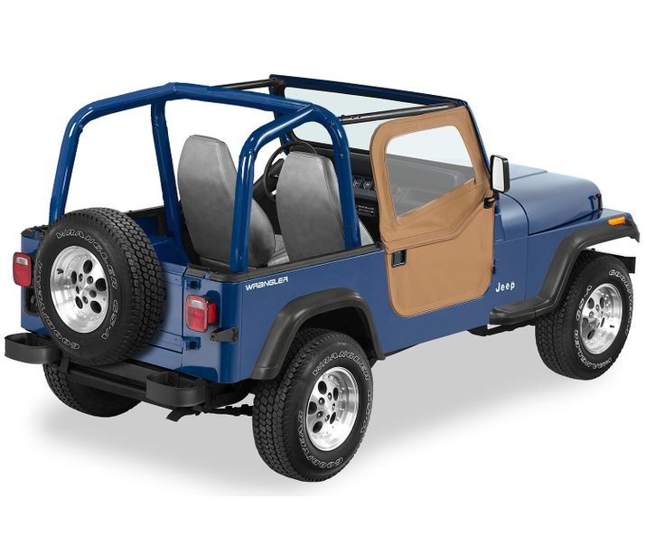 Bestop 51783-37 Full 2-Piece Fabric Doors for Select Jeep CJ7, Jeep Wrangler