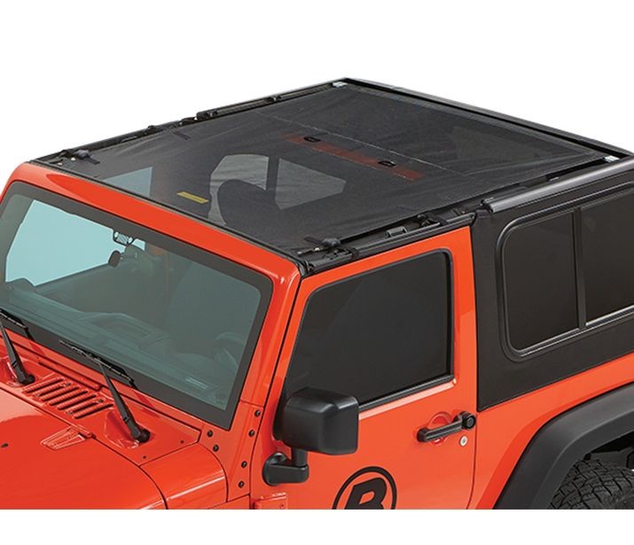 Bestop 52402-11 Sun Extended Safari Style Bikini(R) Top for Select Jeep Wrangler, Jeep Wrangler JK