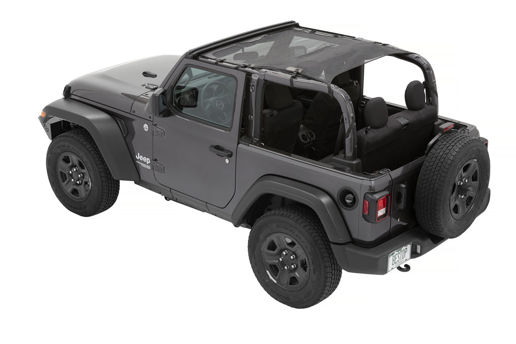 Bestop 52412-11 Sun Extended Safari Style Bikini(R) Top for Select Jeep Wrangler