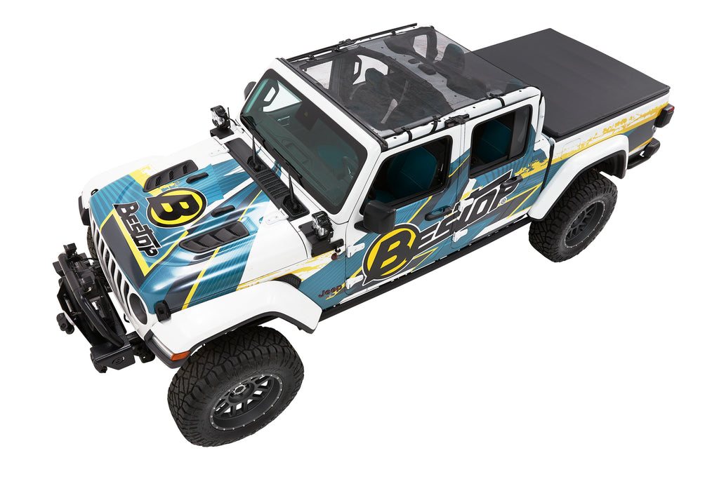 Bestop 52413-11 Sun Extended Safari Style Bikini(R) Top for Select Jeep Gladiator