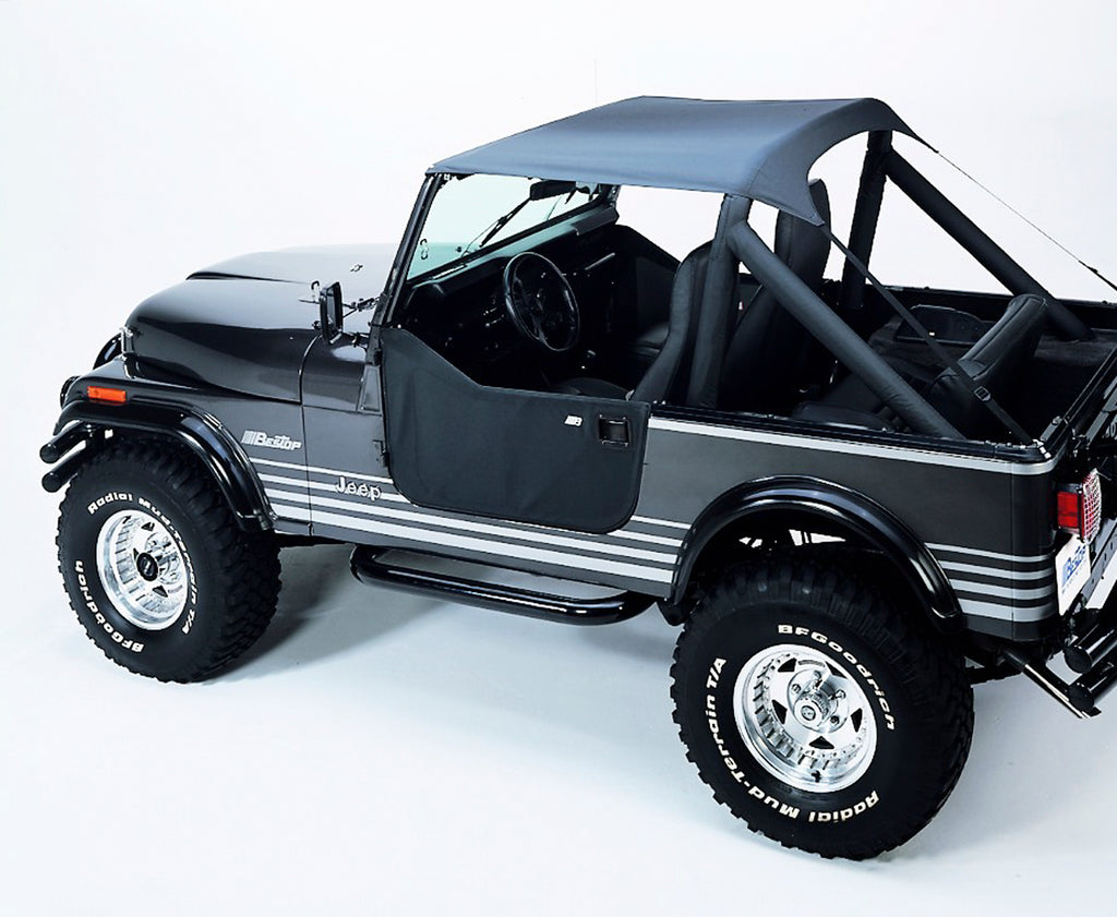 Bestop 52508-09 Traditional Bikini(R) Top for Jeep for Select Jeep CJ7, Jeep Scrambler, Jeep Wrangler