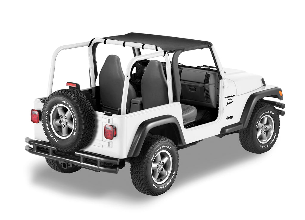 Bestop 52525-15 Header Standard Targa Style Bikini(R) Top for Select Jeep Wrangler