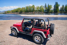 Load image into Gallery viewer, Bestop 52531-11 Header Extended Safari Style Bikini(R) Top for Select Jeep Wrangler