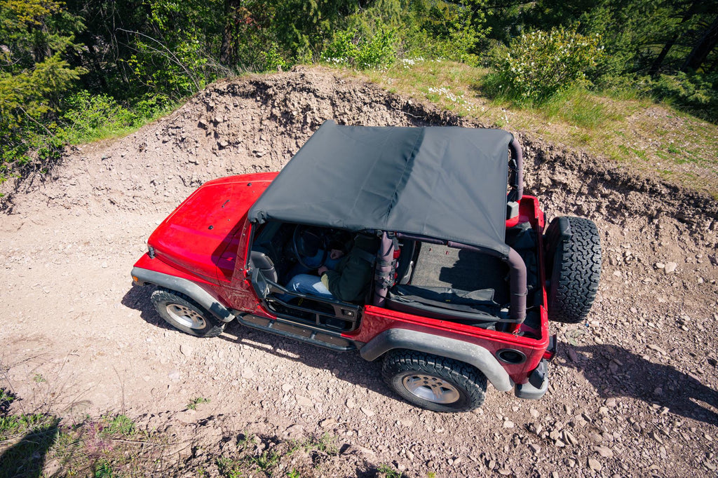 Bestop 52531-15 Header Extended Safari Style Bikini(R) Top for Select Jeep Wrangler