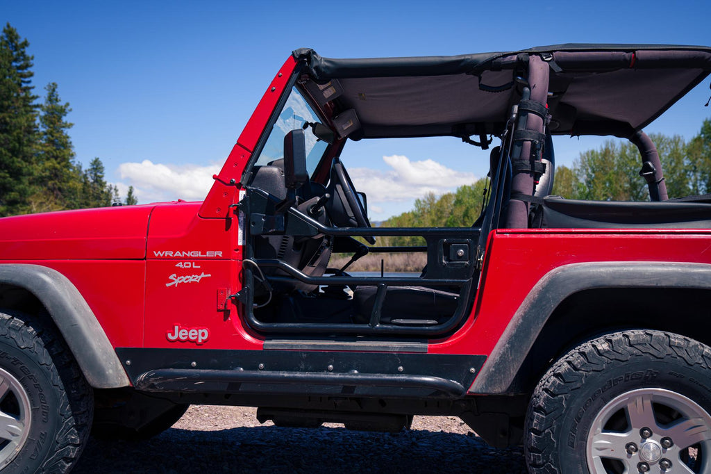 Bestop 52531-37 Header Extended Safari Style Bikini(R) Top for Select Jeep Wrangler