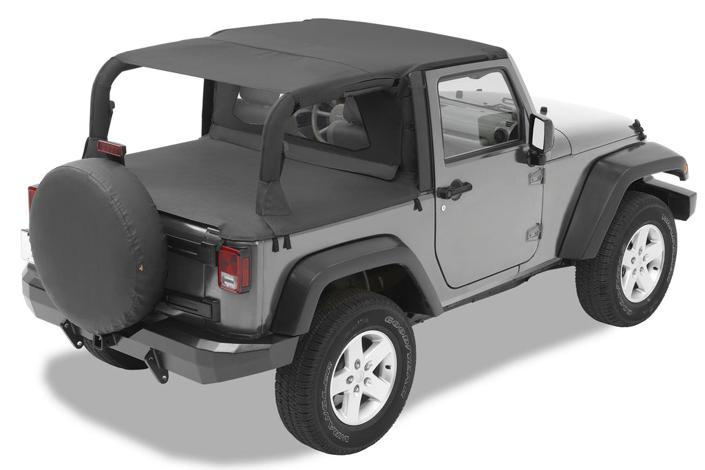 Bestop 52585-35 Header Extended Safari Style Bikini(R) Top for Select Jeep Wrangler