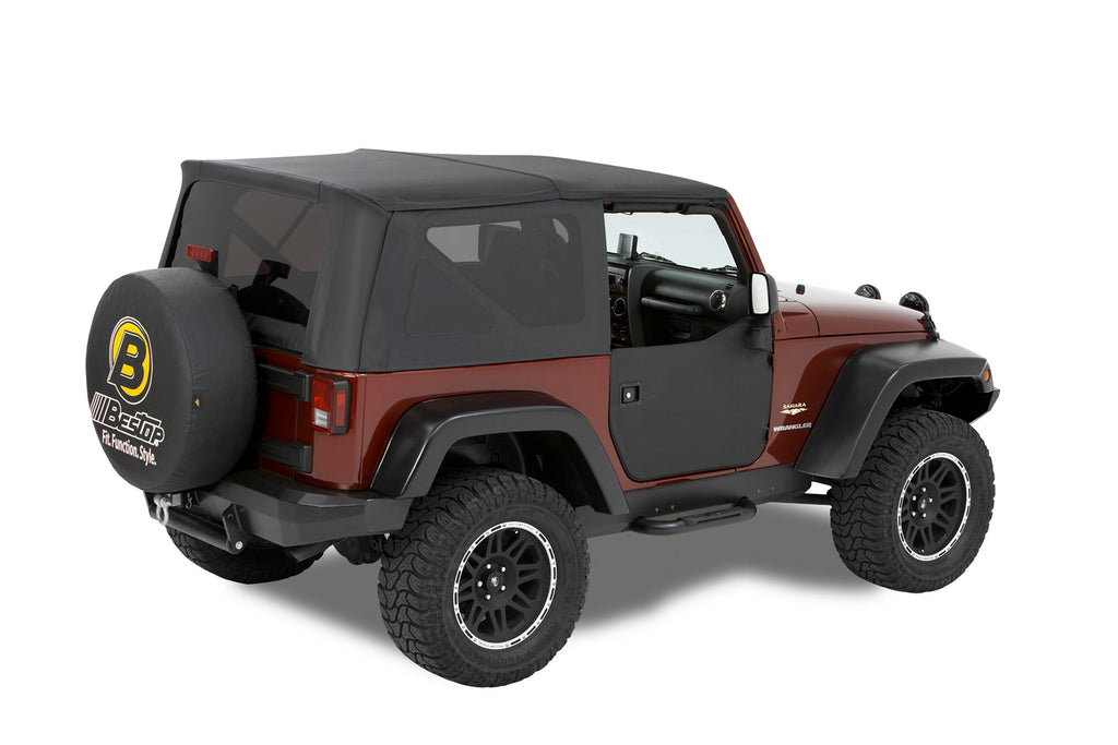 Bestop 53040-35 Lower Fabric Half Doors for Select Jeep Wrangler, Jeep Wrangler JK