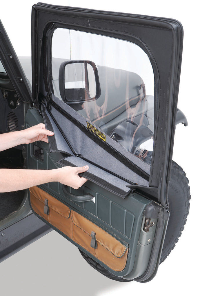 Bestop 53120-37 Fabric Door Skins for Select Jeep Wrangler