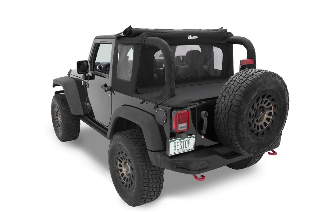 Bestop 53900-17 Halftop(TM) Soft Top for Select Jeep Wrangler, Jeep Wrangler JK