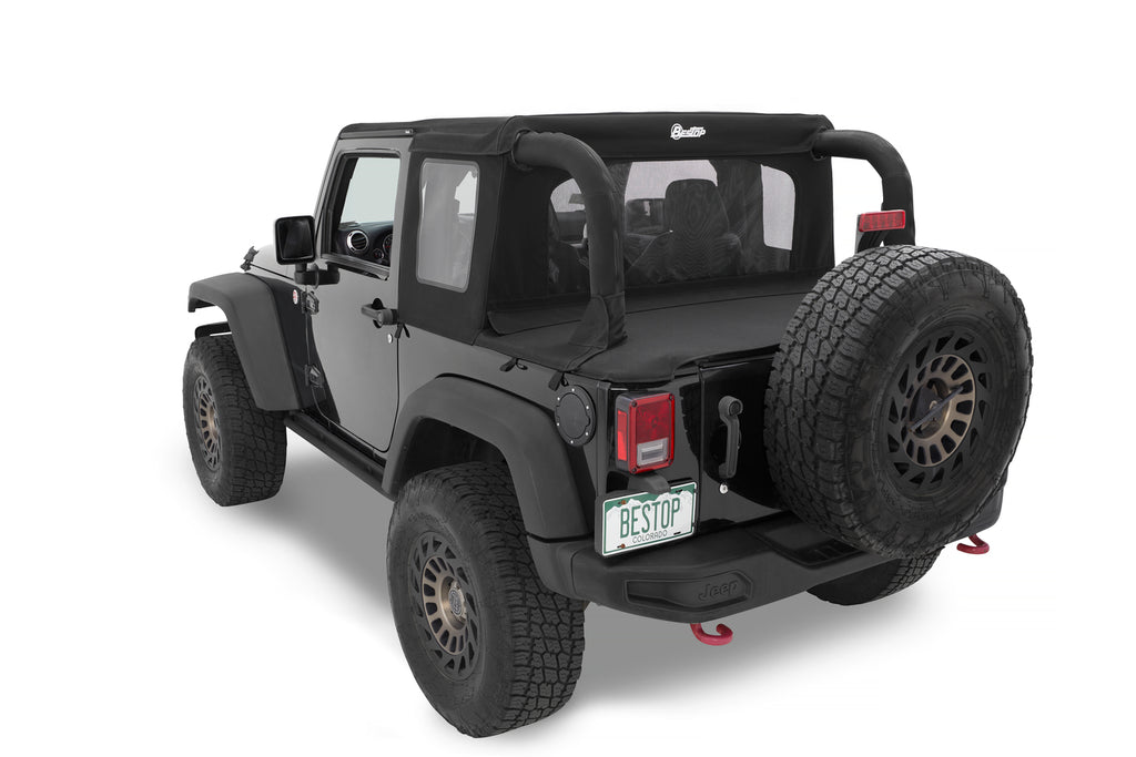 Bestop 53900-35 Halftop(TM) Soft Top for Select Jeep Wrangler, Jeep Wrangler JK